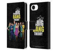 Head Case Designs Officially Licensed The Big Bang Theory Season 11 B Key Art Leather Wallet Case Compatible With Apple iPhone 16e