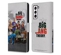 Head Case Designs Officially Licensed The Big Bang Theory Season 3 Key Art Leather Wallet Case Compatible With Samsung Galaxy S21 5G