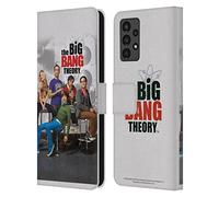 Head Case Designs Officially Licensed The Big Bang Theory Season 3 Key Art Leather Wallet Case Compatible With Samsung Galaxy A13 (2022)