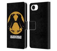 Head Case Designs Officially Licensed The Black Crowes Circle Graphics Leather Wallet Case Compatible With Apple iPhone 16e