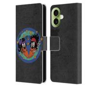 Head Case Designs Officially Licensed The Black Crowes Distressed Graphics Leather Wallet Case Compatible With Apple iPhone 17
