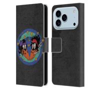 Head Case Designs Officially Licensed The Black Crowes Distressed Graphics Leather Wallet Case Compatible With Apple iPhone 17 Pro