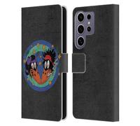 Head Case Designs Officially Licensed The Black Crowes Distressed Graphics Leather Wallet Case Compatible with Samsung Galaxy S25 Ultra