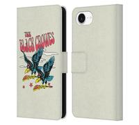 Head Case Designs Officially Licensed The Black Crowes Flying Guitars Graphics Leather Wallet Case Compatible With Apple iPhone 16e