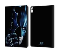Head Case Designs Officially Licensed The Dark Knight Batman Batarang Key Art Leather Wallet Case Compatible With Apple iPad Air 13 2024/2025
