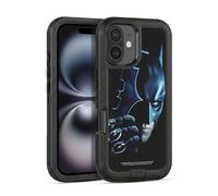 Head Case Designs Officially Licensed The Dark Knight Batman Batarang Key Art Ultra-Armoured Shockproof Case [Military Grade Protection] Compatible With Apple iPhone 16