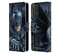Head Case Designs Officially Licensed The Dark Knight Batman Character Art Leather Wallet Case Compatible With Samsung Galaxy A53 5G (2022)
