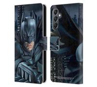 Head Case Designs Officially Licensed The Dark Knight Batman Character Art Leather Wallet Case Compatible With Samsung Galaxy A25 5G