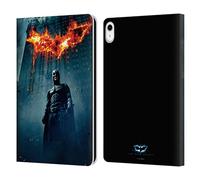 Head Case Designs Officially Licensed The Dark Knight Batman Poster Key Art Leather Wallet Case Compatible With Apple iPad 10.9 2022/2025