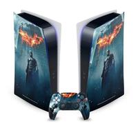 Head Case Designs Officially Licensed The Dark Knight Batman Poster Key Art Vinyl Faceplate Gaming Skin Decal Compatible With Sony PlayStation 5 PS5 Digital Edition Console and DualSense Controller