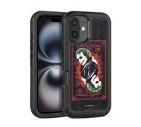 Head Case Designs Officially Licensed The Dark Knight Joker Card Graphics Ultra-Armoured Shockproof Case [Military Grade Protection] Compatible With Apple iPhone 16