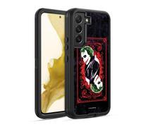 Head Case Designs Officially Licensed The Dark Knight Joker Card Graphics Ultra-Armoured Shockproof Case [Military Grade Protection] Compatible With Samsung Galaxy S22 5G