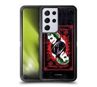 Head Case Designs Officially Licensed The Dark Knight Joker Card Graphics Ultra-Armoured Shockproof Case [Military Grade Protection] Compatible With Samsung Galaxy S21 Ultra 5G