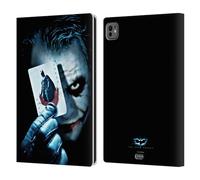 Head Case Designs Officially Licensed The Dark Knight Joker Card Key Art Leather Wallet Case Compatible With Apple iPad Pro 11 M4/M5 2024/2025