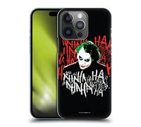 Head Case Designs Officially Licensed The Dark Knight Joker Laugh Graphics Hard Back Case Compatible With Apple iPhone 14 Pro