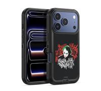 Head Case Designs Officially Licensed The Dark Knight Joker Laugh Graphics Ultra-Armoured Shockproof Case [Military Grade Protection] Compatible With Apple iPhone 17 Pro Max