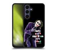 Head Case Designs Officially Licensed The Dark Knight Joker Put A Smile Graphics Gel Armour Case [Military Grade Protection] Compatible With Samsung Galaxy S25 FE