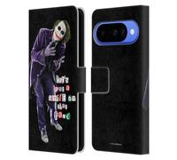 Head Case Designs Officially Licensed The Dark Knight Joker Put A Smile Graphics Leather Wallet Case Compatible With Google Pixel 10