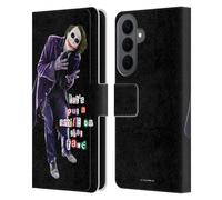 Head Case Designs Officially Licensed The Dark Knight Joker Put A Smile Graphics Leather Wallet Case Compatible With Samsung Galaxy S26 Plus