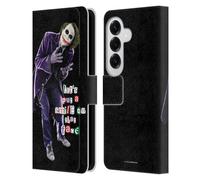 Head Case Designs Officially Licensed The Dark Knight Joker Put A Smile Graphics Leather Wallet Case Compatible With Samsung Galaxy S26