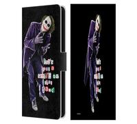 Head Case Designs Officially Licensed The Dark Knight Joker Put A Smile Graphics Leather Wallet Case Compatible With Samsung Galaxy S25 FE