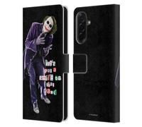 Head Case Designs Officially Licensed The Dark Knight Joker Put A Smile Graphics Leather Wallet Case Compatible With Samsung Galaxy A36 5G