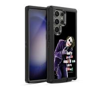 Head Case Designs Officially Licensed The Dark Knight Joker Put A Smile Graphics Ultra-Armoured Shockproof Case [Military Grade Protection] Compatible With Samsung Galaxy S23 Ultra 5G
