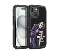 Head Case Designs Officially Licensed The Dark Knight Joker Put A Smile Graphics Ultra-Armoured Shockproof Case [Military Grade Protection] Compatible With Apple iPhone 15
