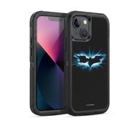 Head Case Designs Officially Licensed The Dark Knight Logo Black Graphics Ultra-Armoured Shockproof Case [Military Grade Protection] Compatible With Apple iPhone 13