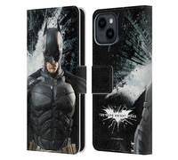 Head Case Designs Officially Licensed The Dark Knight Rises Batman Character Art Leather Wallet Case Compatible With Apple iPhone 15