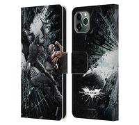Head Case Designs Officially Licensed The Dark Knight Rises Batman Vs Bane Character Art Leather Wallet Case Compatible With Apple iPhone 11 Pro Max