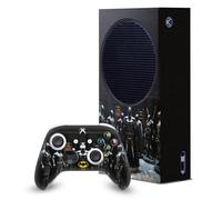Head Case Designs Officially Licensed The Flash 2023 Batman Costume Graphic Art Game Console Wrap and Game Controller Skin Bundle Compatible With Xbox Series S Console & Controller Bundle