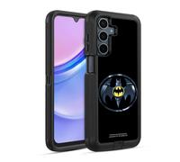 Head Case Designs Officially Licensed The Flash 2023 Black Batman Logo Graphics Ultra-Armoured Shockproof Case [Military Grade Protection] Compatible With Samsung Galaxy A15