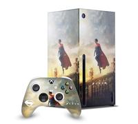 Head Case Designs Officially Licensed The Flash 2023 Supergirl Graphic Art Game Console Wrap and Game Controller Skin Bundle Compatible With Xbox Series X