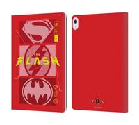 Head Case Designs Officially Licensed The Flash 2023 Superhero Logos Graphics Leather Wallet Case Compatible With Apple iPad Air 13 2024/2025
