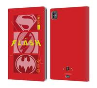 Head Case Designs Officially Licensed The Flash 2023 Superhero Logos Graphics Leather Wallet Case Compatible With Apple iPad Pro 11 M4/M5 2024/2025