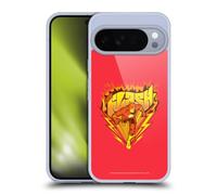 Head Case Designs Officially Licensed The Flash DC Comics Fastest Man Vintage Gel Case [Military Grade Protection] Compatible with Google Pixel 10 Pro XL and Compatible with MagSafe