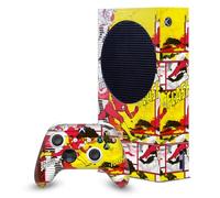 Head Case Designs Officially Licensed The Flash DC Comics Panel Collage Comic Book Art Game Console Wrap and Game Controller Skin Bundle Compatible With Xbox Series S Console & Controller Bundle