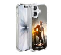 Head Case Designs Officially Licensed The Flash TV Series Barry Kneel Pose Poster Gel Case [Military Grade Protection] Compatible with Apple iPhone 17 and Compatible with MagSafe