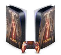 Head Case Designs Officially Licensed The Flash TV Series Barry Poster Vinyl Faceplate Sticker Gaming Skin Decal Compatible With Sony PlayStation 5 PS5 Digital Edition Console and DualSense Controller