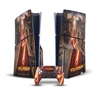 Head Case Designs Officially Licensed The Flash TV Series Barry Poster Vinyl Sticker Gaming Skin Decal Cover Compatible With Sony PlayStation 5 PS5 Slim/Pro Disc Edition Console & DualSense Controller