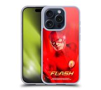 Head Case Designs Officially Licensed The Flash TV Series Barry Red Poster Gel Case [Military Grade Protection] Compatible with Apple iPhone 15 Pro and Compatible with MagSafe