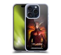 Head Case Designs Officially Licensed The Flash TV Series Barry Stand Pose Poster Gel Case [Military Grade Protection] Compatible with Apple iPhone 15 Pro and Compatible with MagSafe