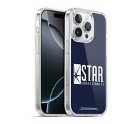 Head Case Designs Officially Licensed The Flash TV Series Star Labs Logos Gel Case [Military Grade Protection] Compatible with Apple iPhone 16 Pro and Compatible with MagSafe