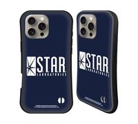 Head Case Designs Officially Licensed The Flash TV Series Star Labs Logos Hybrid Case Compatible With Apple iPhone 16 Pro Max