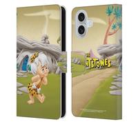 Head Case Designs Officially Licensed The Flintstones Bambam Rubble Characters Leather Wallet Case Compatible With Apple iPhone 16