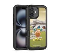 Head Case Designs Officially Licensed The Flintstones Barney Rubble Characters Ultra-Armoured Shockproof Case [Military Grade Protection] Compatible With Apple iPhone 16