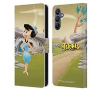 Head Case Designs Officially Licensed The Flintstones Betty Rubble Characters Leather Wallet Case Compatible With Samsung Galaxy A15