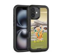 Head Case Designs Officially Licensed The Flintstones Fred Flintstones Characters Ultra-Armoured Shockproof Case [Military Grade Protection] Compatible With Apple iPhone 16