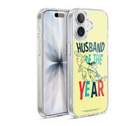 Head Case Designs Officially Licensed The Flintstones Husband Of The Year Graphics Gel Case [Military Grade Protection] Compatible with Apple iPhone 17 and Compatible with MagSafe